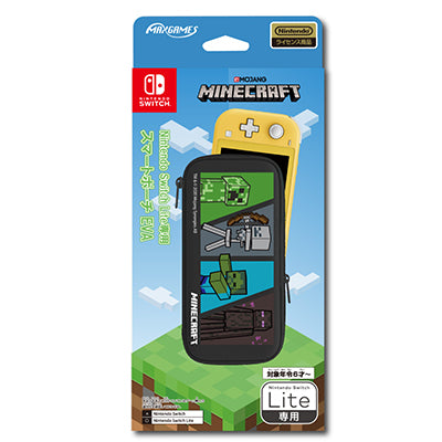 Nintendo Switch Lite専用スマートポーチ EVA　マインクラフト　4キャラクター - マイクラファン・ショップ