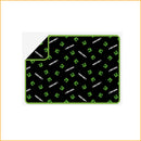 両面起毛ブランケット（ブラック）