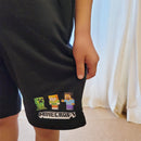 CREEPERロゴMC裏毛ハーフパンツ　 - マイクラファン・ショップ