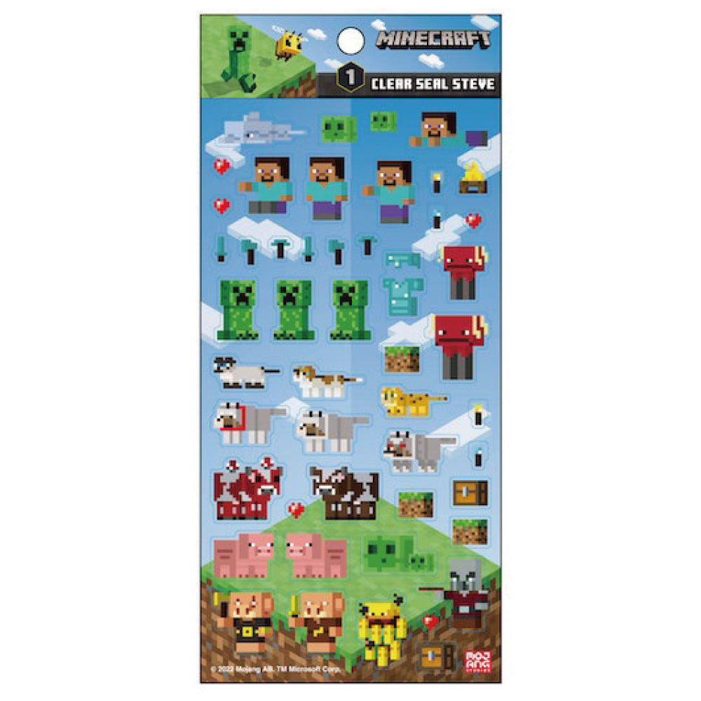 マイクラシール マインクラフト／ザ・ムービー クリアシール2 マイクラ おもちゃ