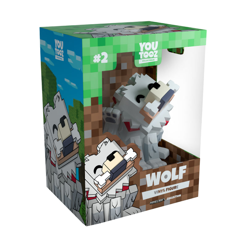 【予約商品】Youtooz マインクラフト フィギュア（オオカミ）（ 2025年9月下旬頃発送予定）