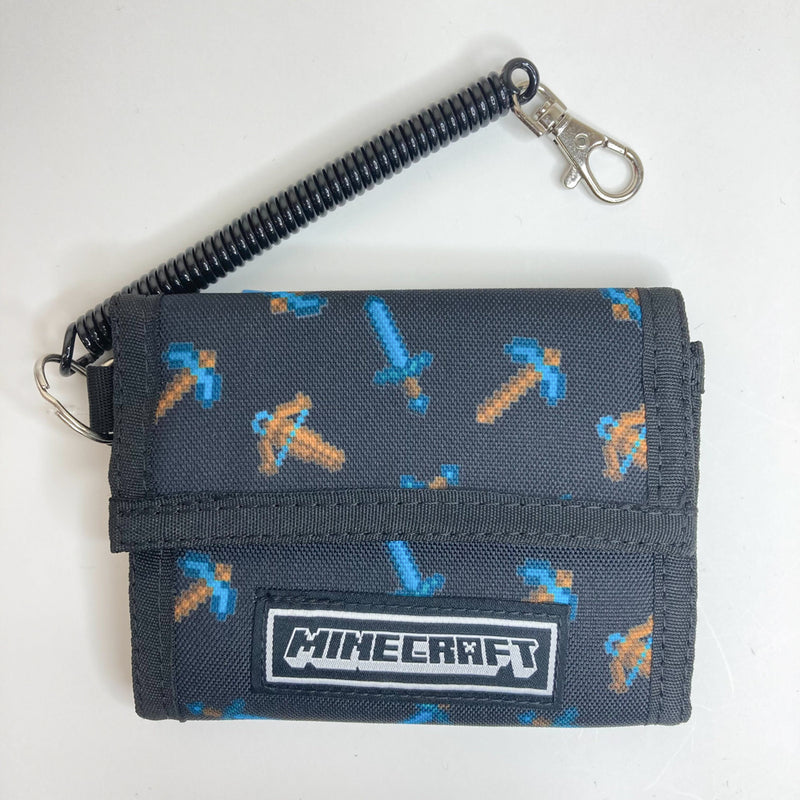 ストラップ付き三つ折り財布 - マイクラファン・ショップ