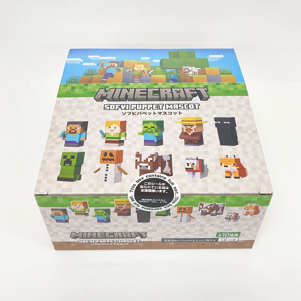 楽天市場】MINECRAFT マインクラフト ソフビパペットマスコット
