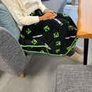 両面起毛ブランケット（ブラック）