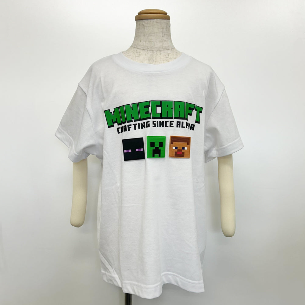 マイクラ天竺シリコンワッペンTシャツ | マイクラファン・ショップ