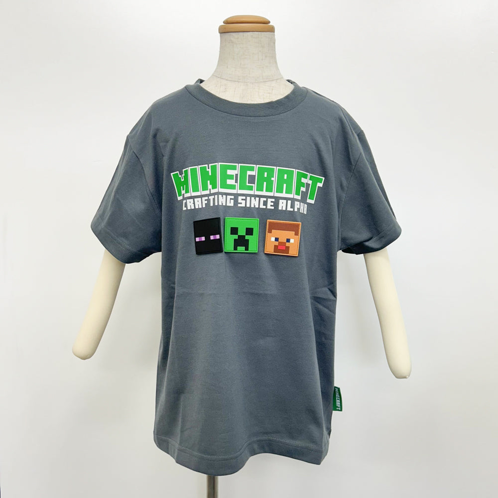 マイクラ天竺シリコンワッペンTシャツ | マイクラファン・ショップ