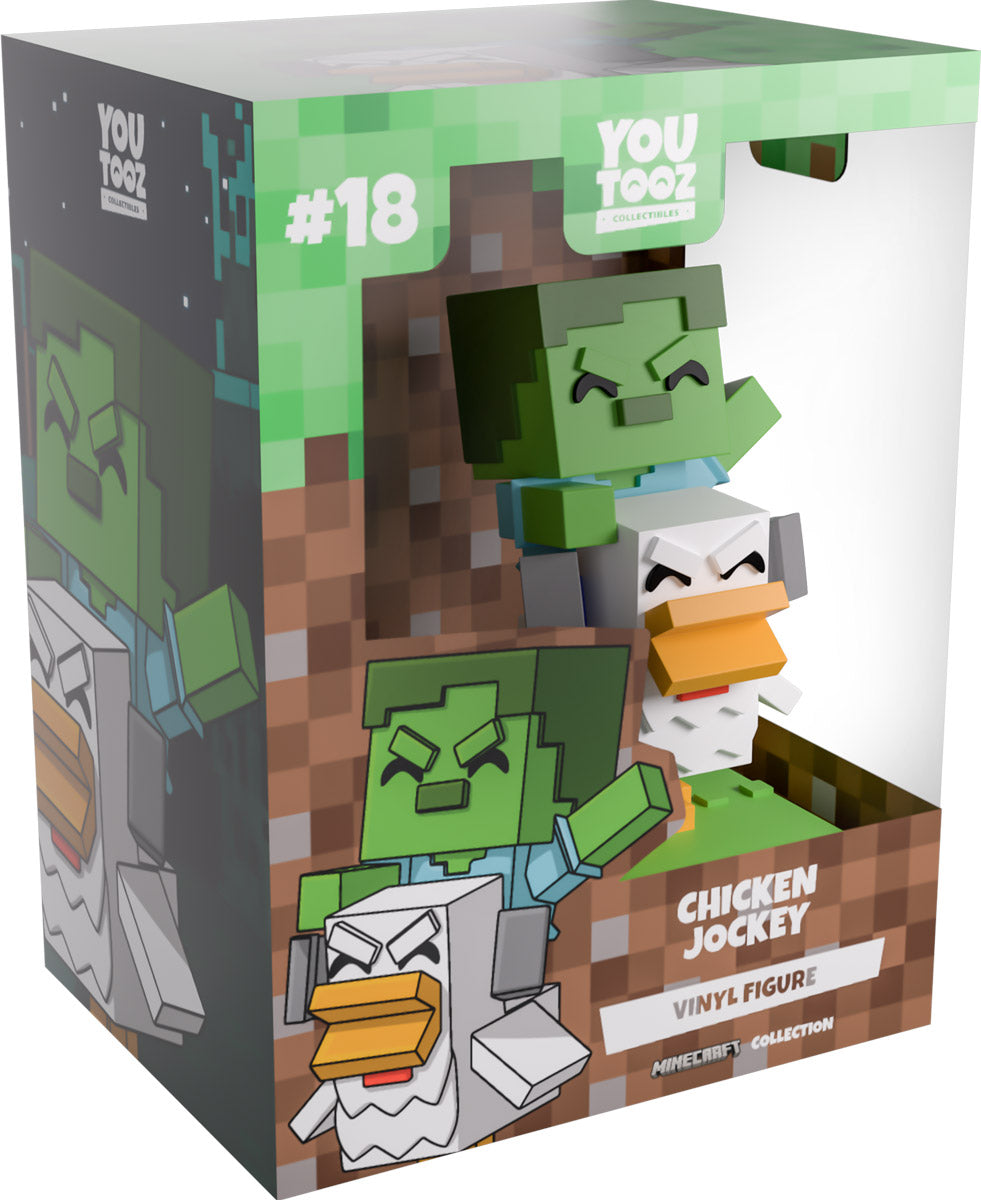 マイクラ チキンジョッキー フィギュア ポップコーンバケット 予約商品】Youtooz マインクラフト フィギュア（チキン