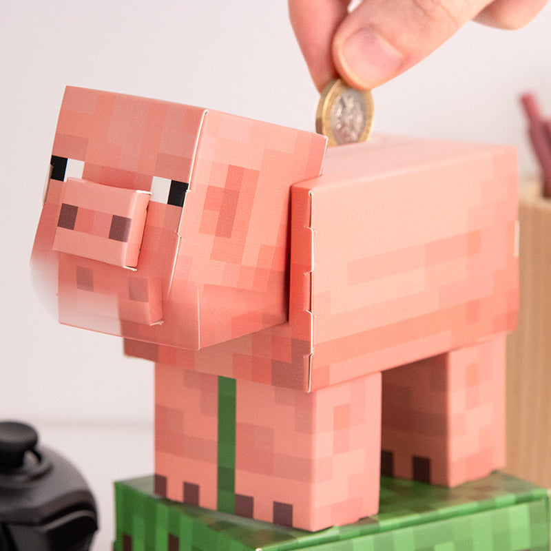 組み立てキット（ブタ貯金箱） - マイクラファン・ショップ