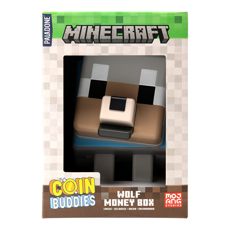 Minecraft　マイクラ　オオカミ　狼　貯金箱　新品　未使用　未開封　レア オオカミ貯金箱