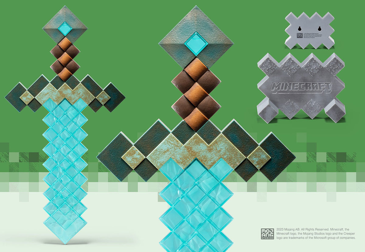 マインクラフト ダイヤモンドの剣 リアルライフ・レプリカ 全長50cm
