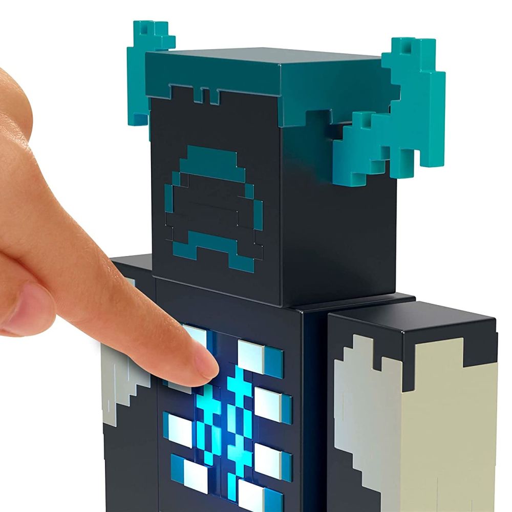 【新品未開封】 マテル マインクラフト ウォーデン フィギュア ライト&サウンド 楽天ブックス: マインクラフト（MINECRAFT） ウォーデン