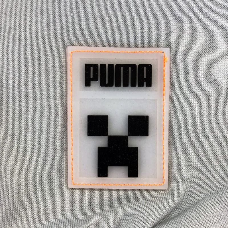 PUMA×MINECRAFTキッズフーディー（グレー） - マイクラファン・ショップ